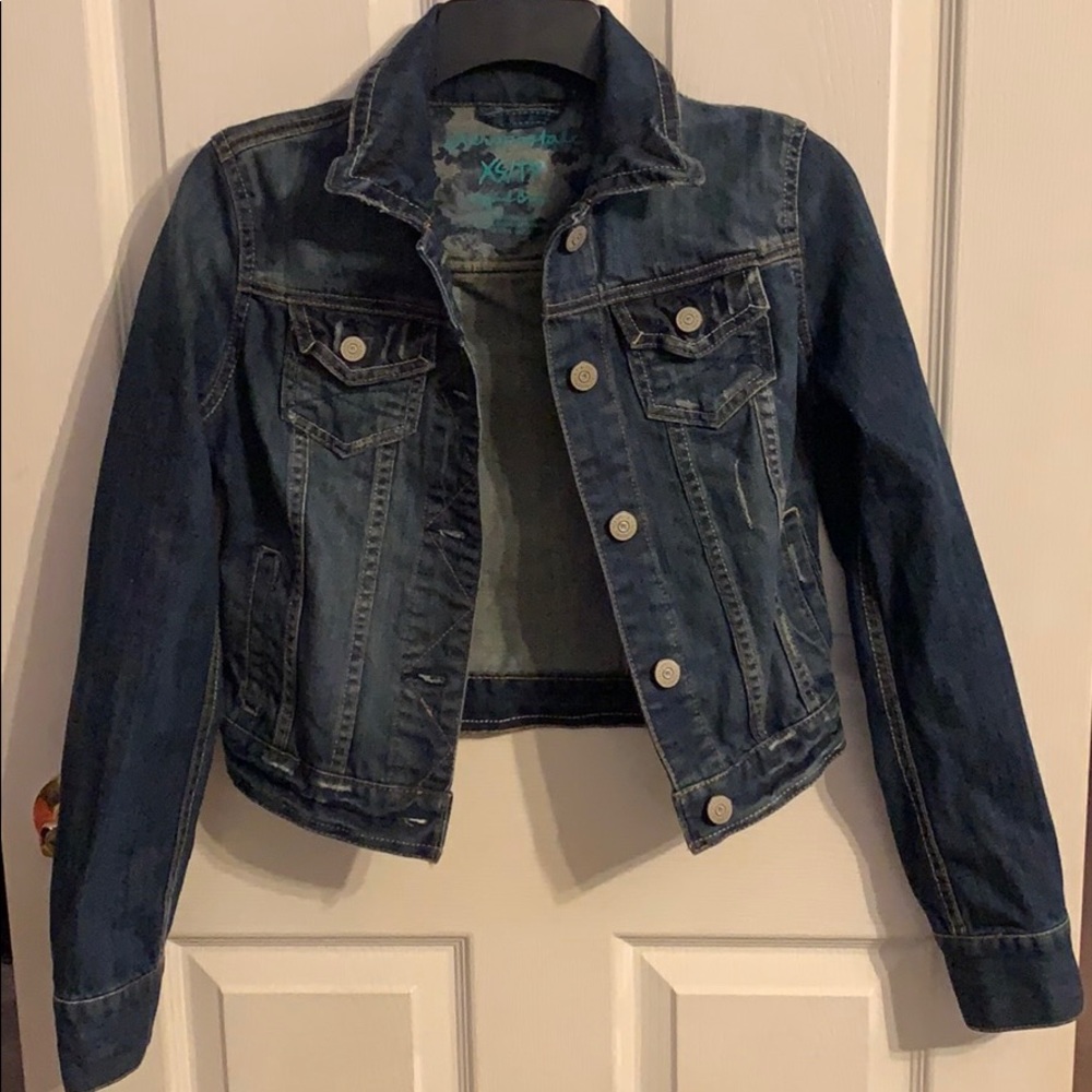Aeropostale Distressed Jean Jacket